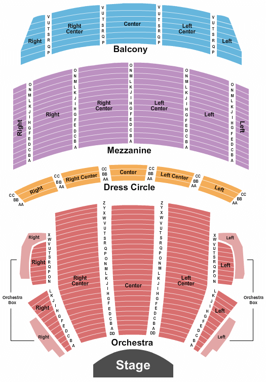 Citizens Bank Opera House Moulin Rouge Seating Chart